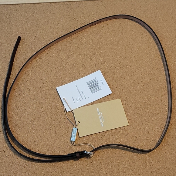 NWT Micheal Kors Skinny Brown Belt sz L - Picture 5 of 11